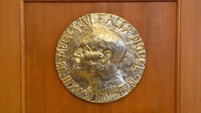 Alfred Nobel is featured on the front of the Nobel Peace Prize medal.