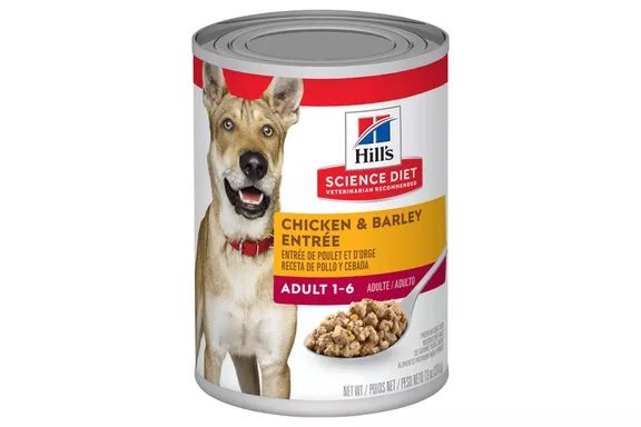 Hill's Science Diet Adult Chicken & Barley Entrée dog food