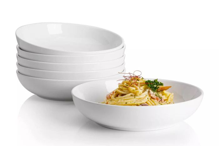 The Amazon October Prime Day offers Sweese 30 Ounce Large Salad Serving Bowls, perfect for serving your favorite dishes in style.