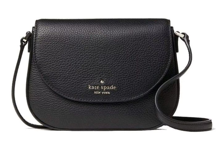 The Kate Spade New York Leather Leila Mini Flap Crossbody Shoulder Bag is a stylish and compact option for any wardrobe.