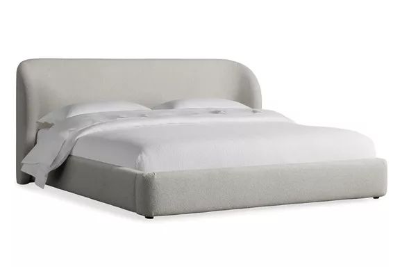 Arhaus Adalynn King Bed in Promise Sugar Fabric