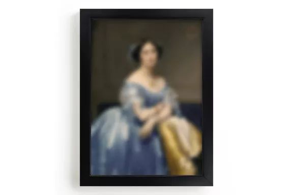 'Lady in Blue' by Claire Abbiyesuku, available on Minted