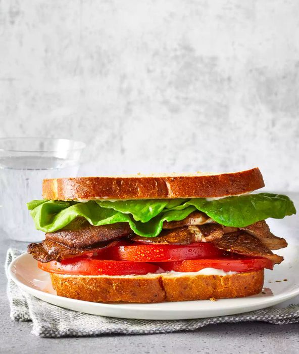 Vegetarian BLT With Shiitake Bacon