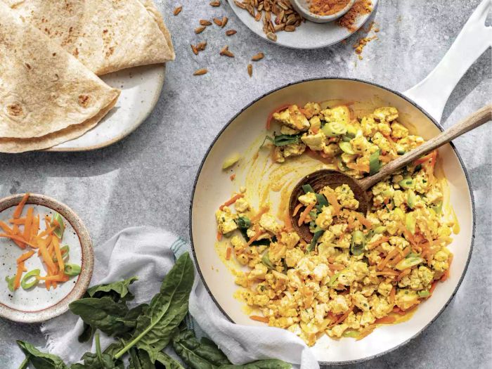 tofu-scramble-wraps-recipe shared by Jane Goodall