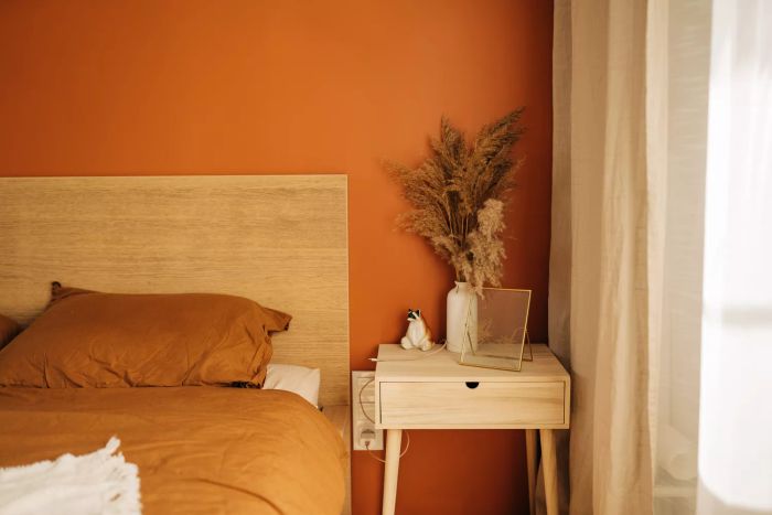 Rooms with warm tones