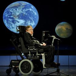 In 2008, Hawking delivered a lecture as part of NASA's 50th anniversary celebration.