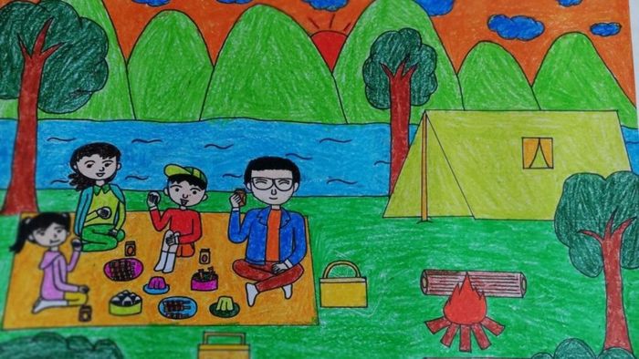 Trang trí lều trại lớp 8 với các ý tưởng đơn giản nhưng vẫn tạo được không gian ấn tượng và thú vị.