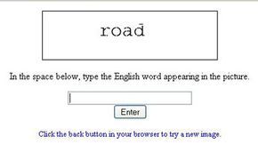 Here’s an image of a CAPTCHA.
