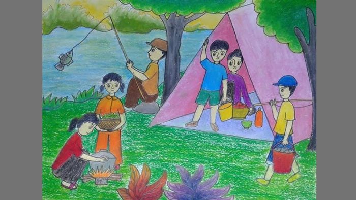 Trang trí lều trại lớp 8 đẹp nhất sẽ là một không gian nổi bật, thu hút sự chú ý và làm cho trại trở nên đặc biệt hơn.
