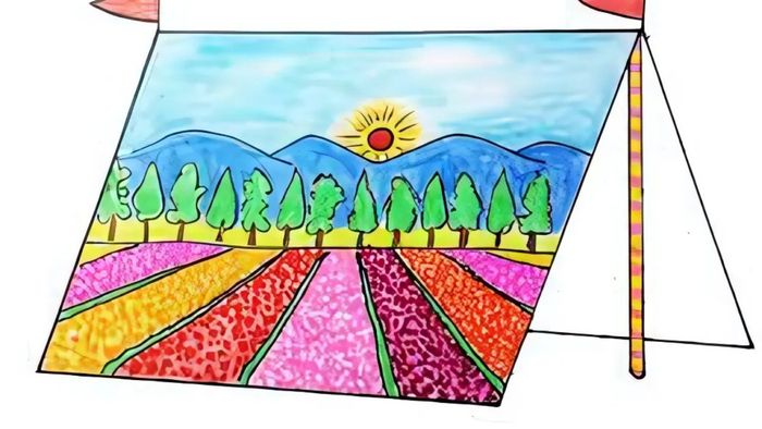 Vẽ trang trí lều trại lớp 8 thật đẹp mắt, mang đến những hình ảnh sinh động và ấn tượng, khiến không gian trở nên đặc biệt hơn.