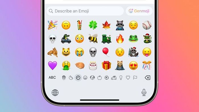 iOS 18.4 beta 1 mang đến một số thay đổi nhỏ cho Genmoji