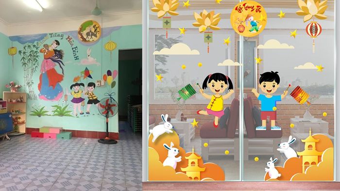 Trang trí cửa chính lớp mầm non là cách tuyệt vời để tạo nên một không gian học tập đầy màu sắc, hấp dẫn các bé ngay từ lần đầu tiên bước vào lớp.