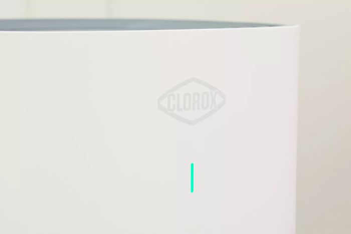 A close-up view of the Clorox Large Room True HEPA Air Purifier