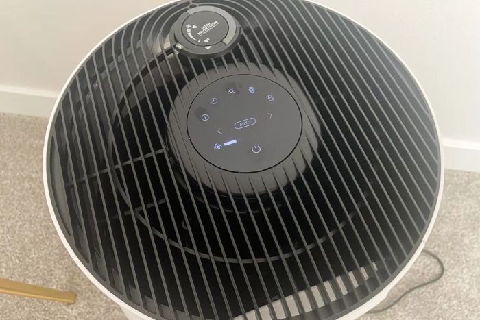 The upper portion of the Shark NeverChange Air Purifier MAX.