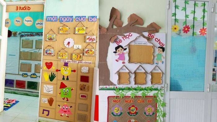 Hình ảnh trang trí cửa lớp mầm non