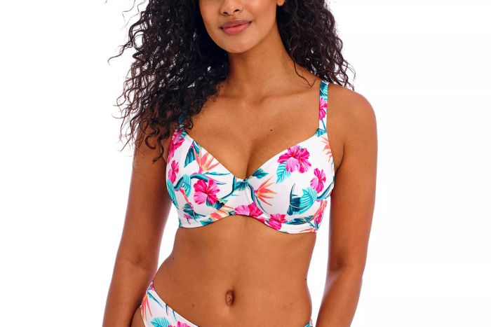 Freya Palm Paradise Plunge Bikini Top