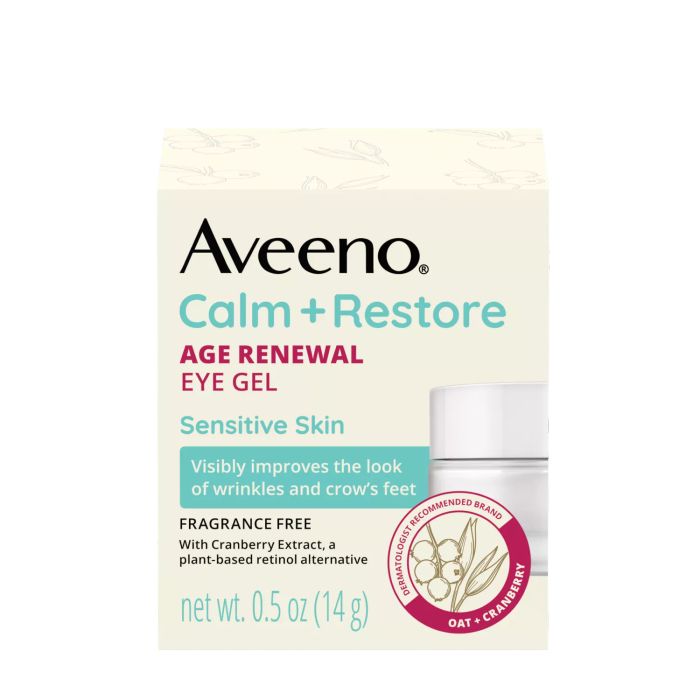 Aveeno Calm + Restore Age Renewal Eye Gel