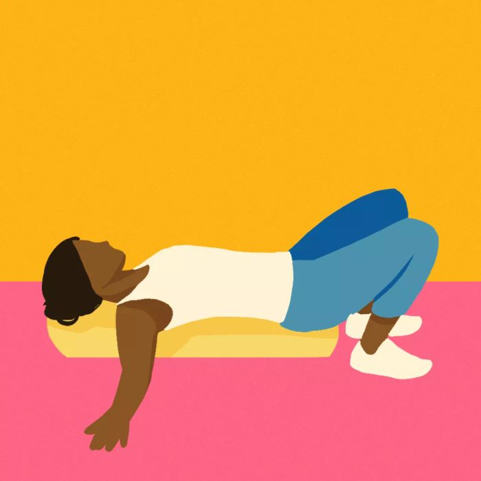 Balance exercises: Spinal alignment with a foam roller