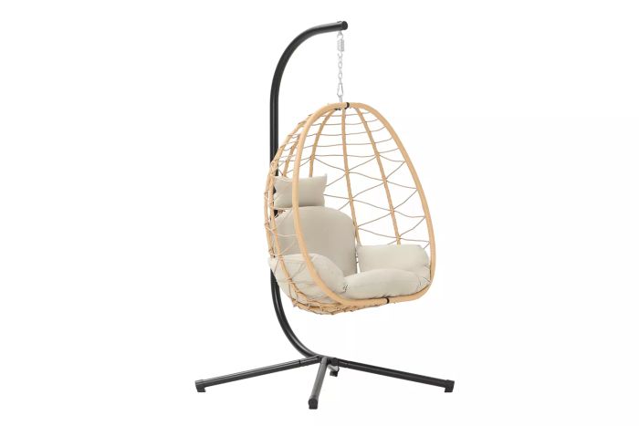 Walmart Esmlada Indoor/Outdoor Wicker Swing Egg Chair