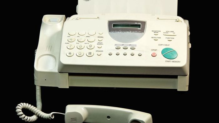 outdated fax machine