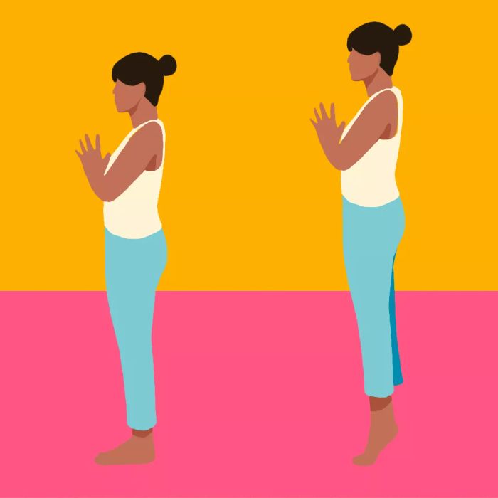Balance Exercises: Heel raises (or calf raises)