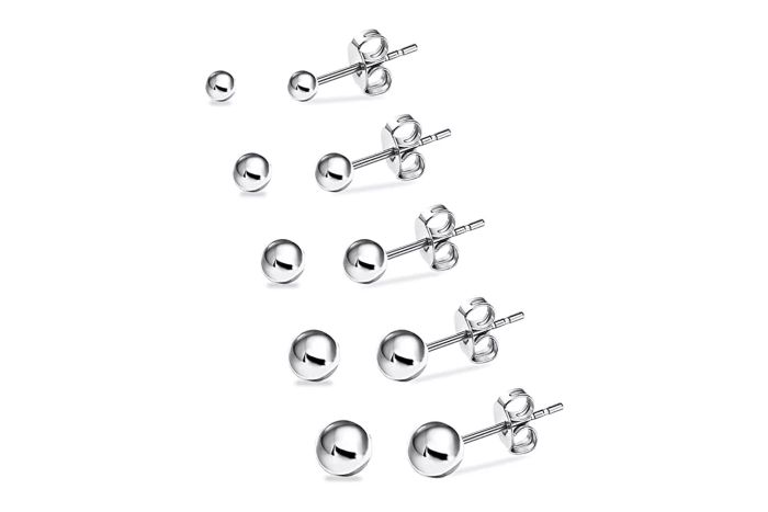 Uhibros Hypoallergenic Round Ball Earrings