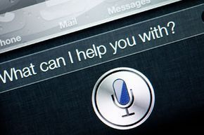 Apple’s Siri asking the user for their command