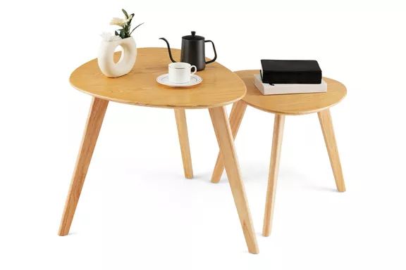 Wayfair George Oliver Hazelrose Nesting Coffee Table