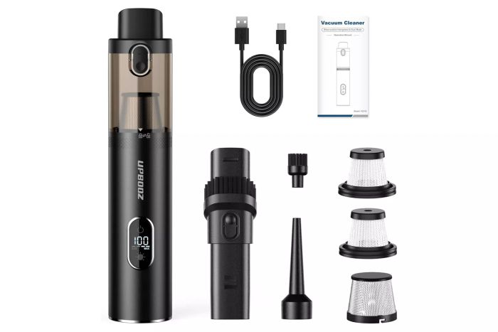 Upbooz Portable Handheld Vacuum, Cordless Design