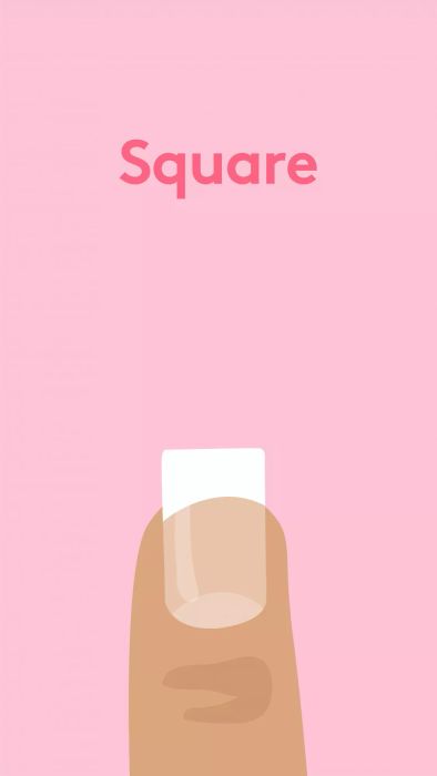 square-nail-shape