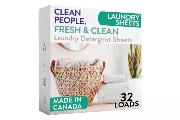 Clean People Ultra Concentrated Laundry Detergent Sheets