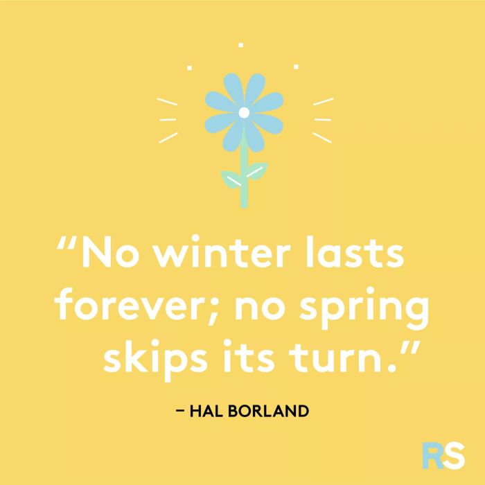 Easter quotes, captions, and messages - Hal Borland spring saying