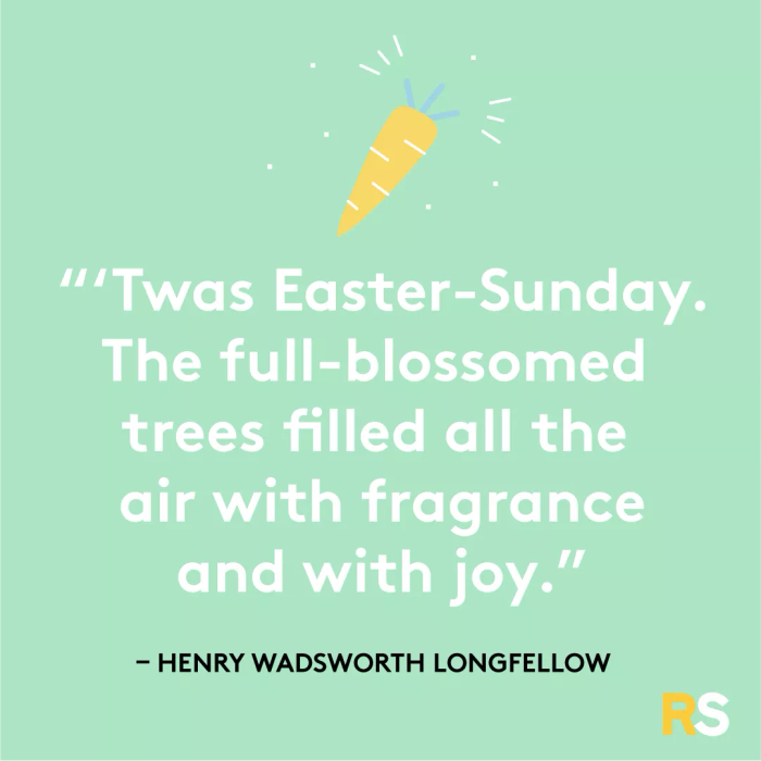 It was Easter Sunday. The fully bloomed trees filled the air with fragrance and joy.