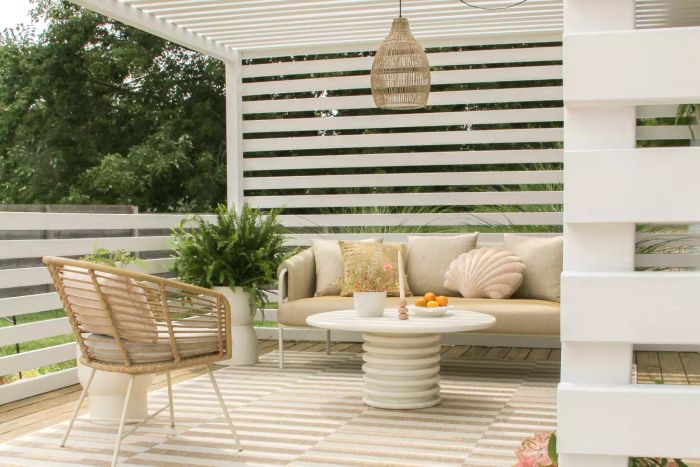 deck featuring a pergola