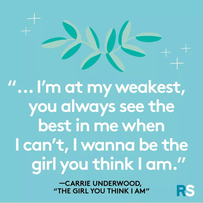Father’s Day dad quotes, captions – Carrie Underwood, ‘The Girl You Think I Am’