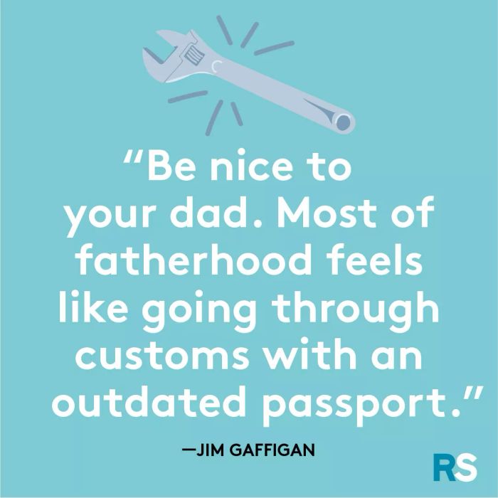 Father’s Day dad quotes, captions – Jim Gaffigan fatherhood passport
