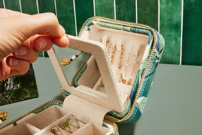 Mark & Graham Compact Travel Jewelry Case