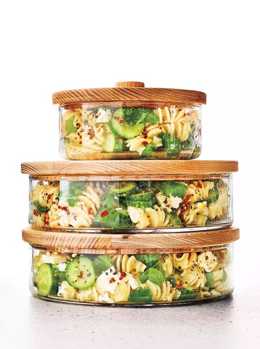 Lemon-Infused Cucumber and Herb Pasta Salad