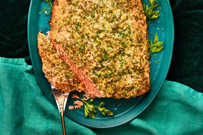 Parsley-Garlic Salmon Recipe