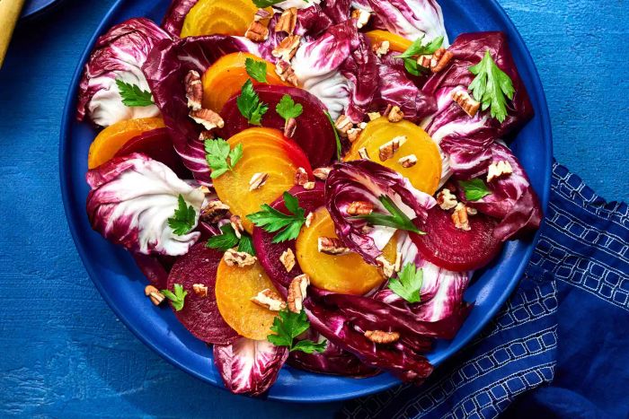 Bitter Greens and Beet Salad - A Perfect Easter Luncheon Dish