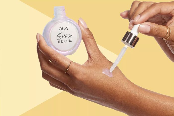 Review of Olay's Super Serum highlights its effectiveness.