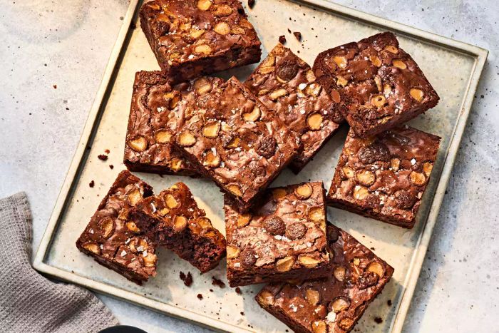 Salted Chocolate Malted Brownies