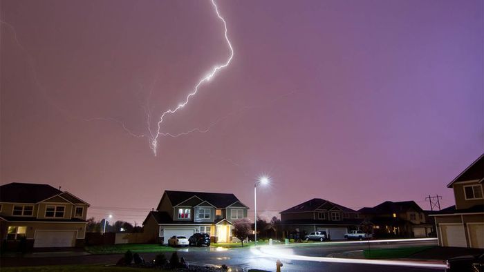 Lightning storms