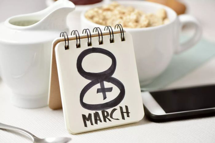 Women's Day on the Calendar