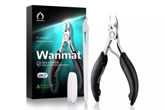 Wanmat Toenail Clipper for Ingrown or Thick Toenails