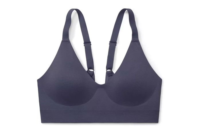 True & Co Soft Form V Neck Adjustable Strap Bra