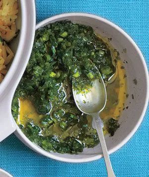 Mint and Scallion Relish