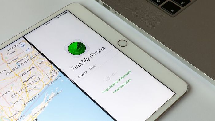 Look for the Find My iPhone icon on your device