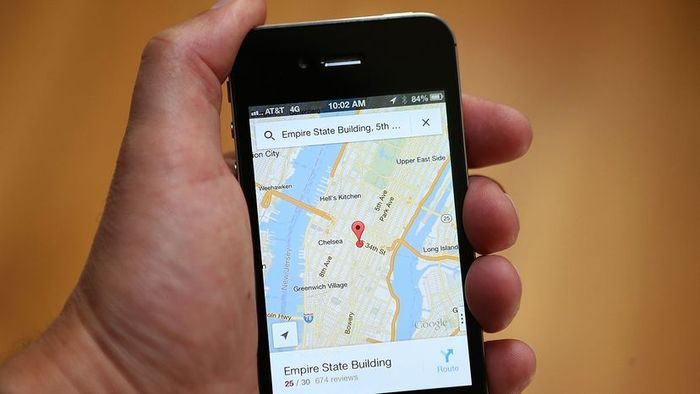 Google Maps navigation app