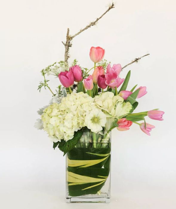Pink and White Floral Arrangement